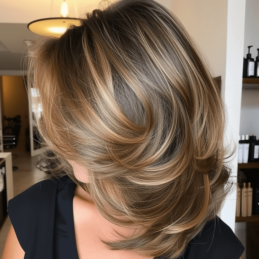 Layered Hairstyle For Medium Thick Hair