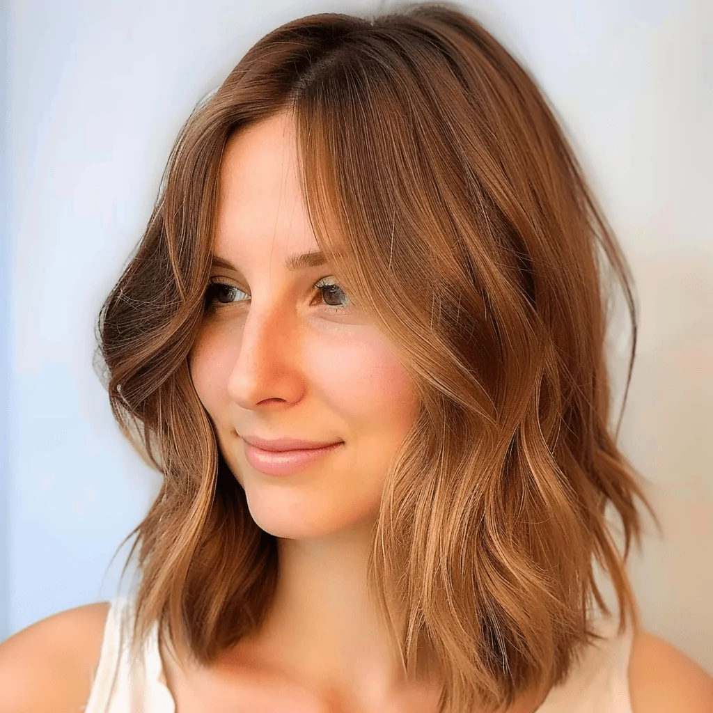 Medium Layered Hairstyle for Fine Hair