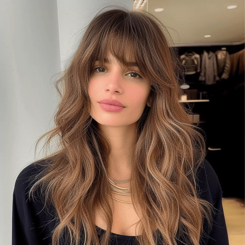 Messy Long Waves with Texturized Fringe