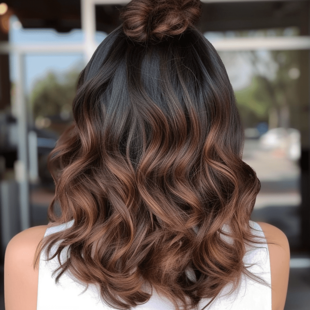 Youthful Appeal with Waves in Shades of Chocolate