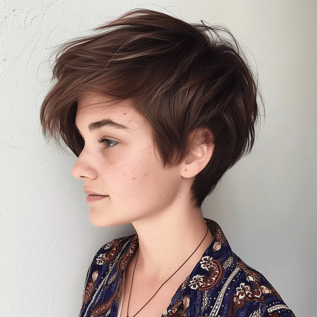 Brown Feathered Pixie