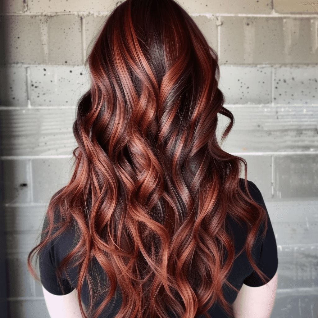 Cherry Chocolate and Copper Auburn Hair