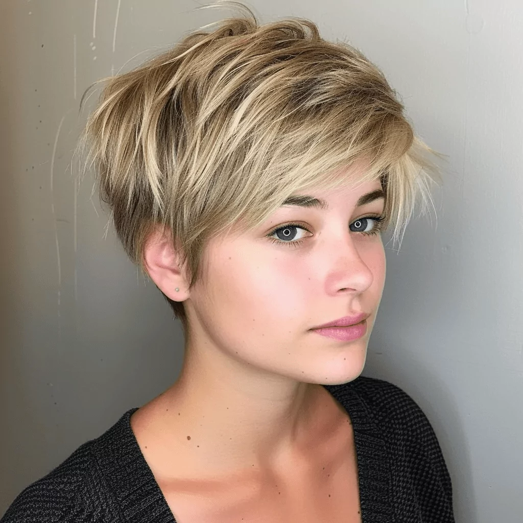 Easy Care Tapered Pixie Hairstyle