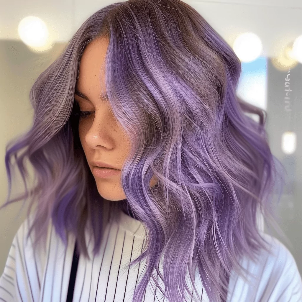 Lavender Brown Hair Color