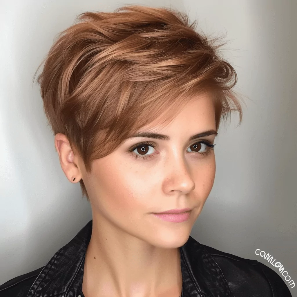 Layered Pixie For Thin Hair