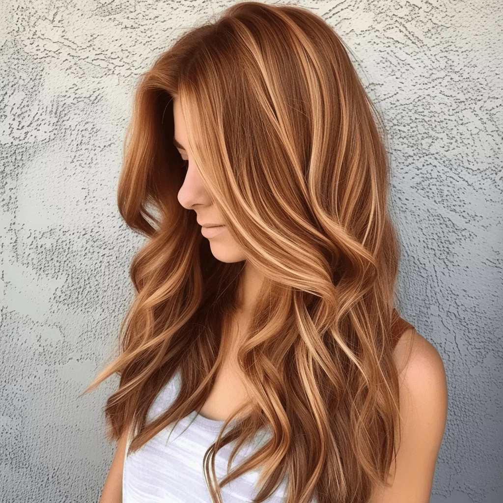 Strawberry Blonde Highlights For Brown Hair