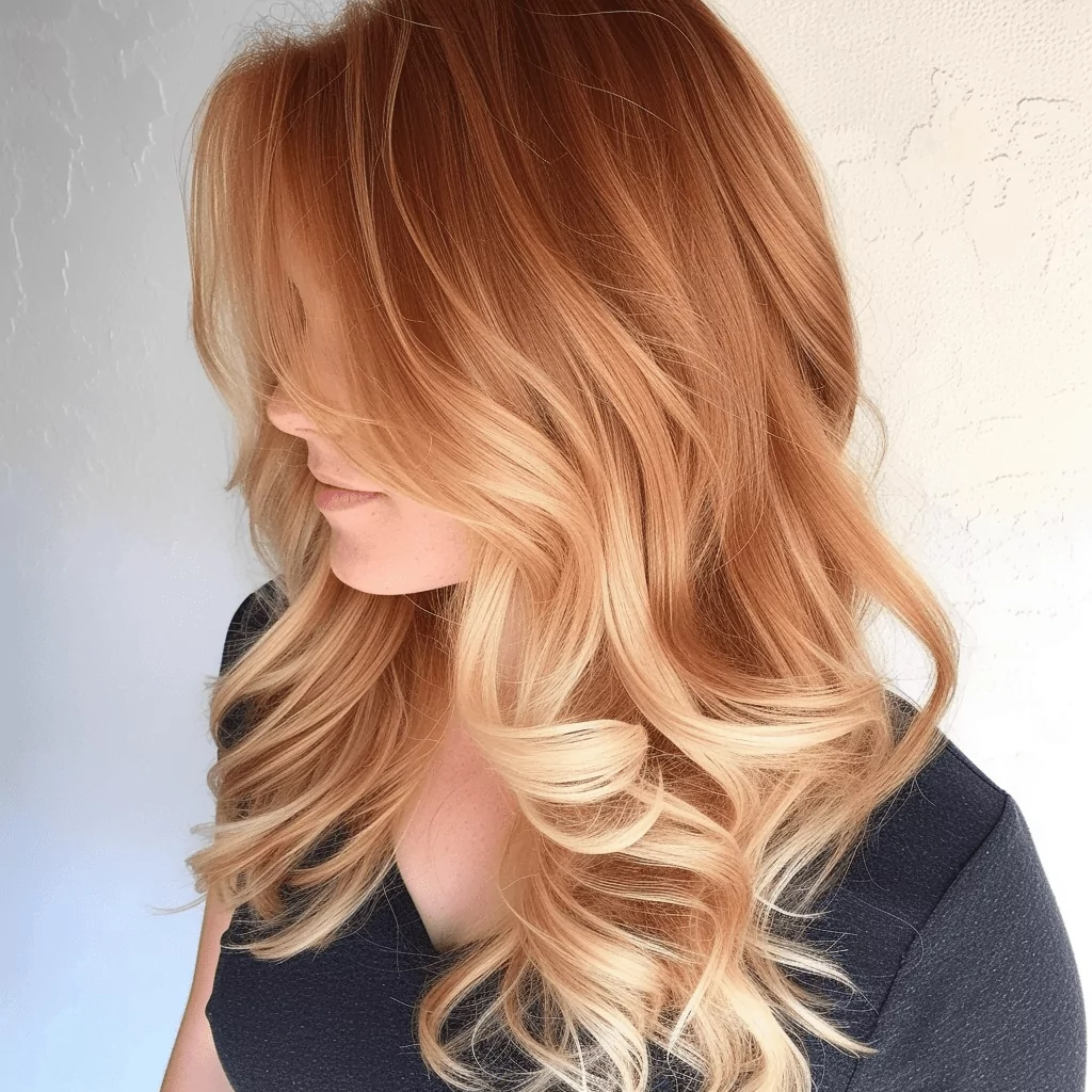 Strawberry Blonde Ombre Hair