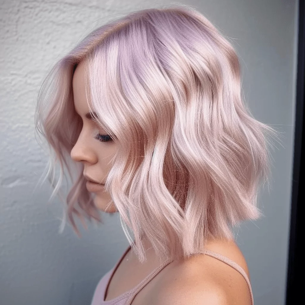 Very Pale Pink Hair Color