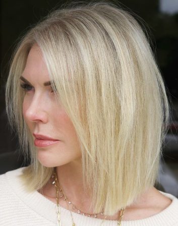 Blunt Cut with Subtle Short Layers