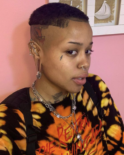 Brunette High Top Fade