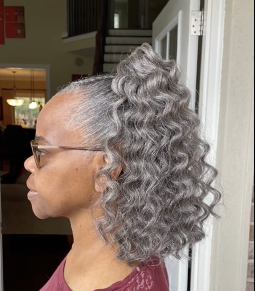 Casual Curly Ponytail