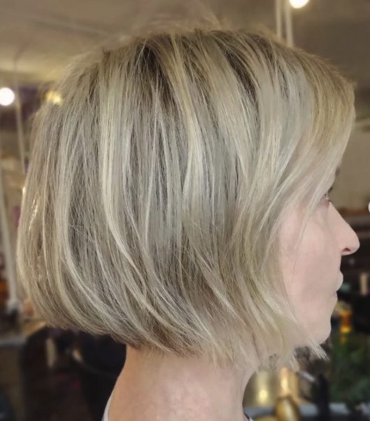 Classic Bob with Undercut Layers