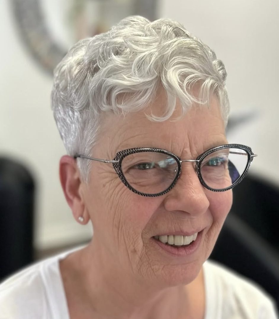 Classic Curly Pixie Cut