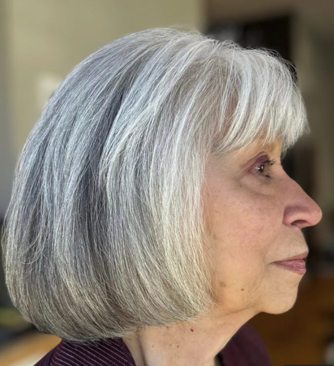 Classic Pageboy Cut with Full Bangs