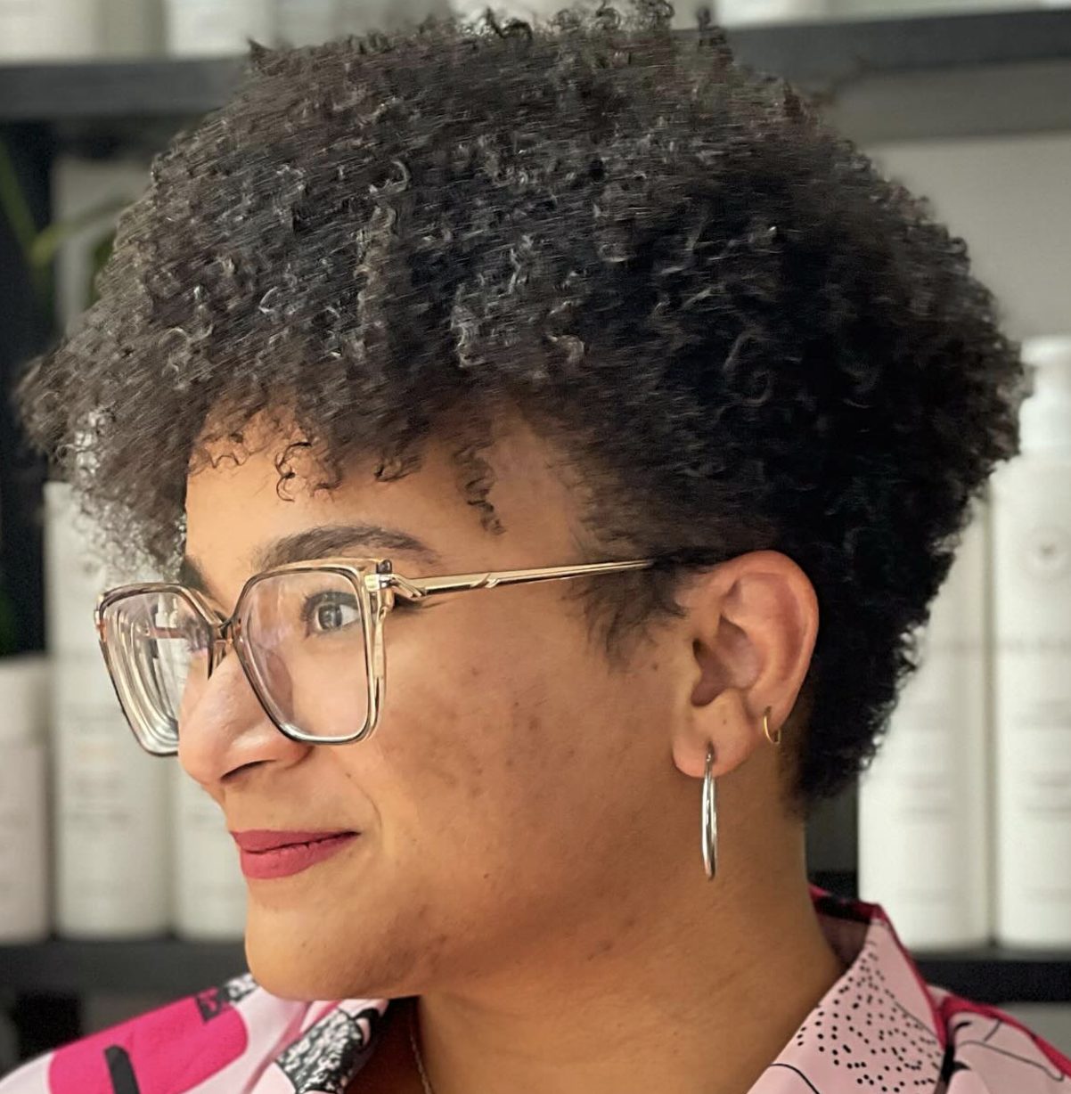 Curly Voluminous Crop