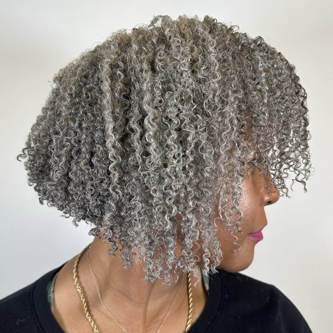 Dynamic Curly Layered Midi Cut