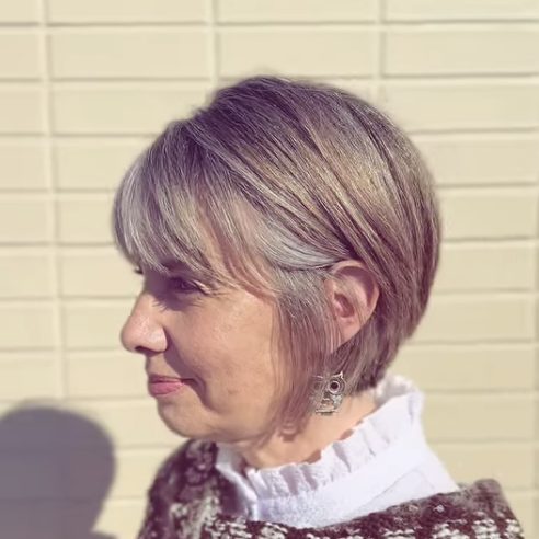 Edgy Short Cut with Angular Bangs