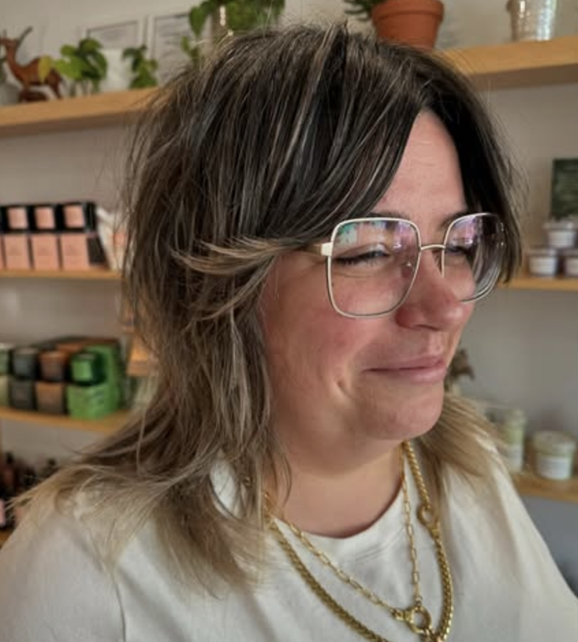 Grungy-Textured Layered Locks