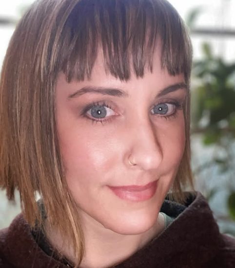 Layered Cut with Straight Bangs