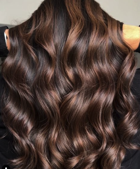 Layered Walnut Brown Waves