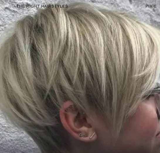 Long-Layered Pixie Cut
