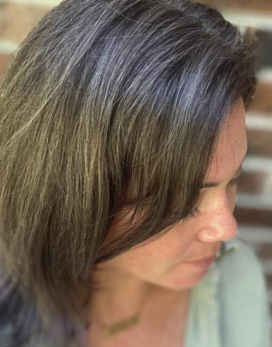 Medium Cut with Flowy Side Bangs