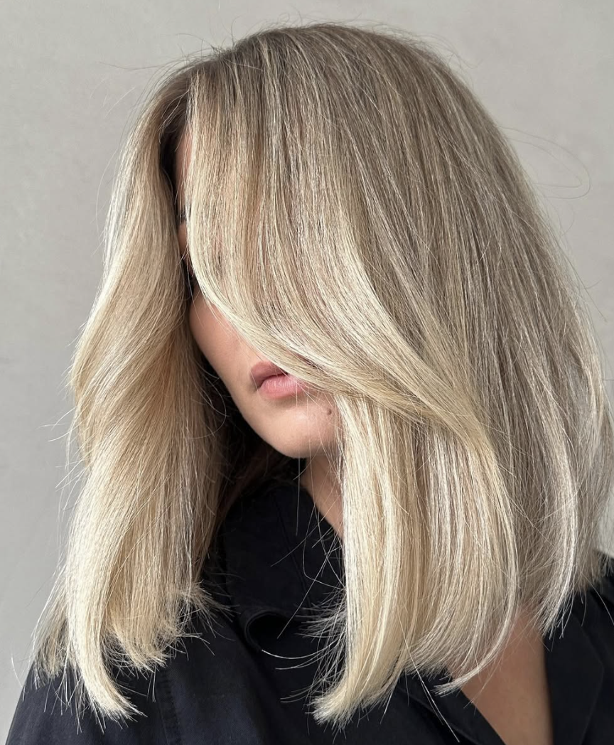 Medium Hair with Internal Layered Ends