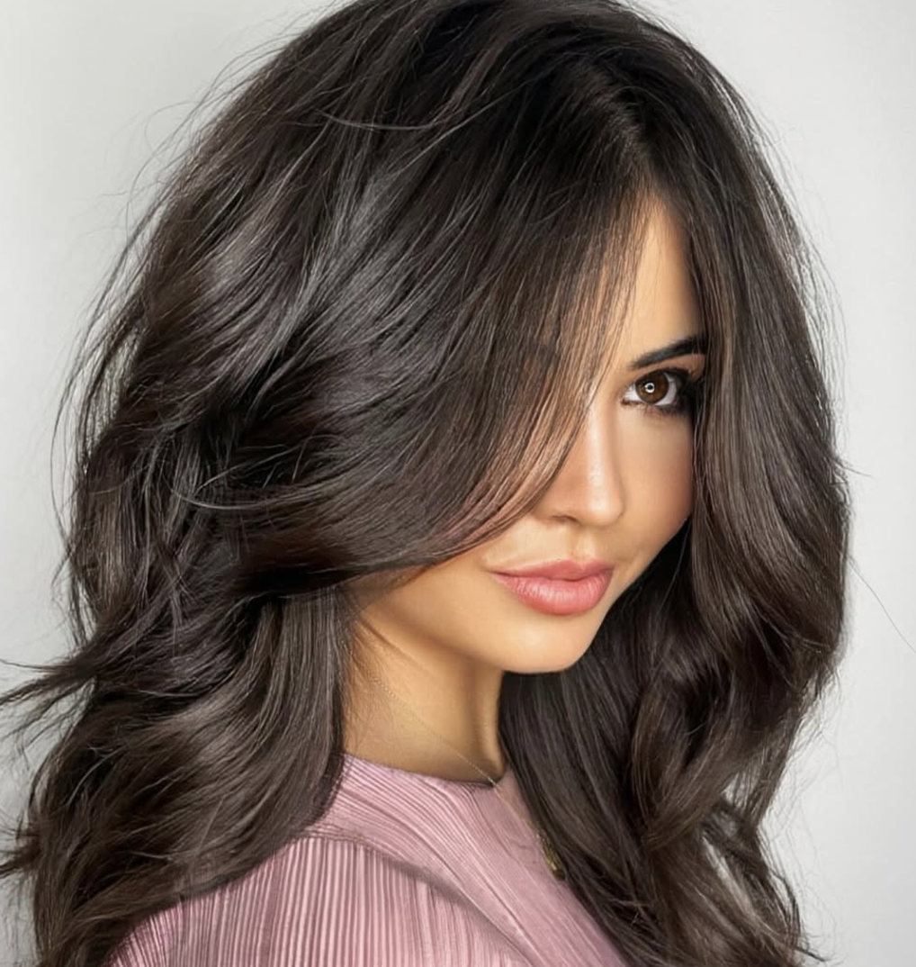 Medium Hair with Long Tousled Layers