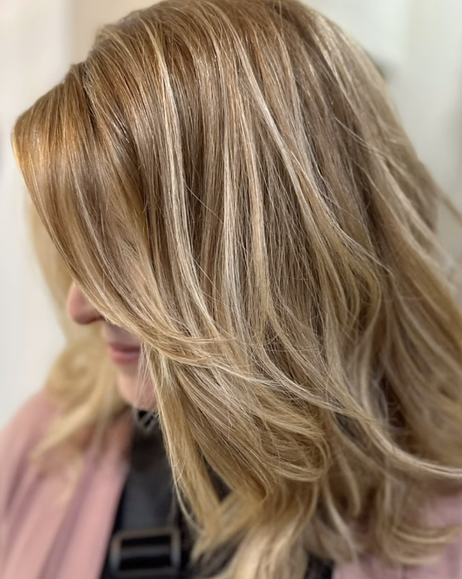 Medium-Length Hair with Short Textured Layers