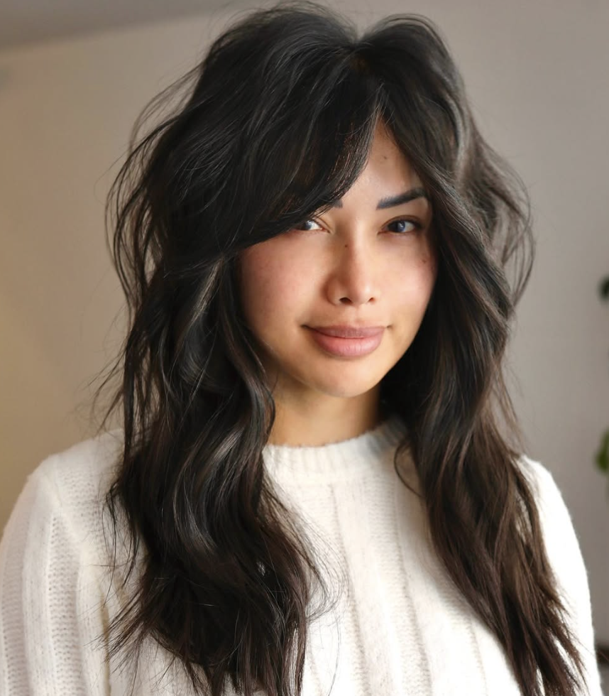 Medium Length Hair with Voluminous Internal Layers