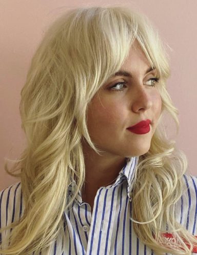 Medium-Length Shag with Delicate Face Framing Layers