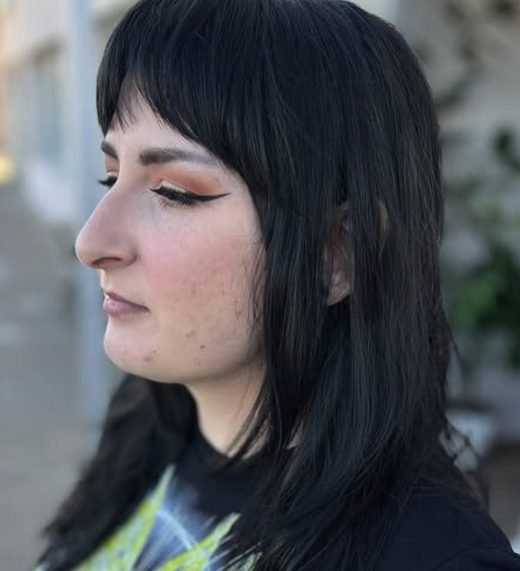 Mid-Length Shag with Silky Straight Layers