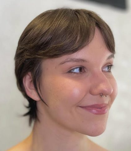 Shaggy Pixie with Feathered Layers