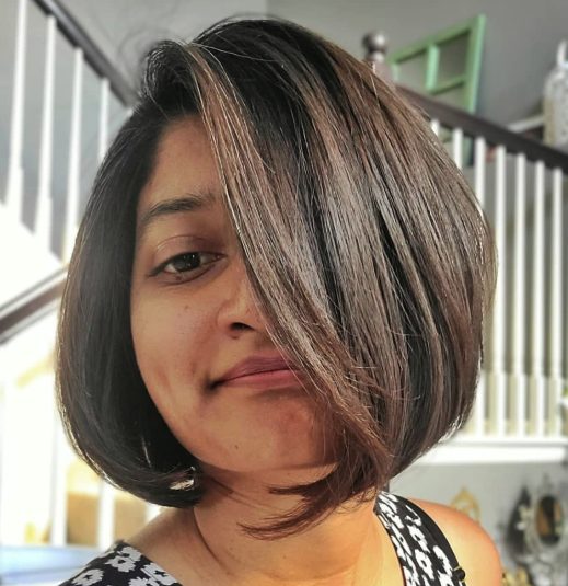 Short A-Line Cut with Front Layers