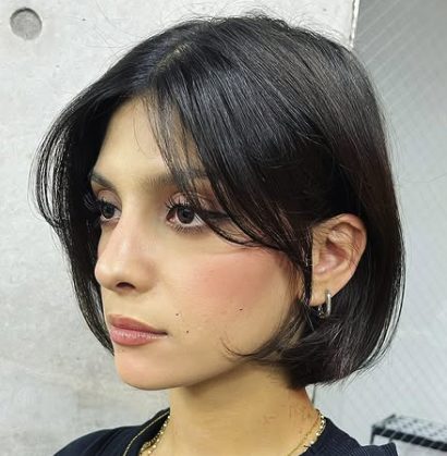 Short Blunt Bob with Wispy Layers