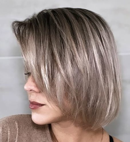 Short Haircut with Longer Front Layers
