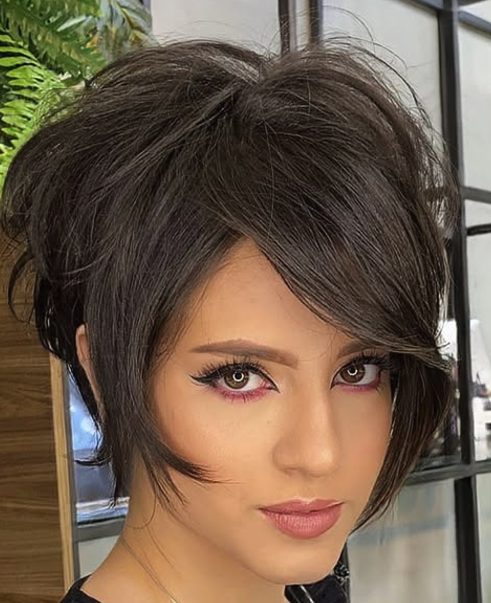 Short Wolf Cut with Messy Layers