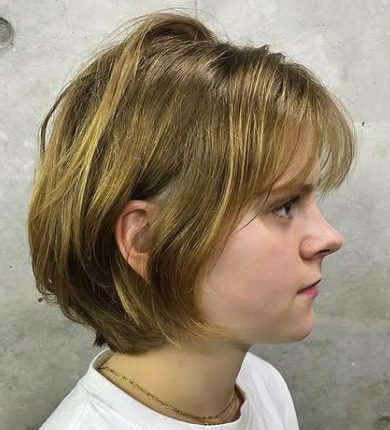 Sleek Bob with Wispy Layers