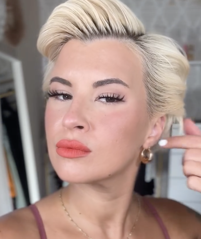 Slicked-Back Layered Pixie