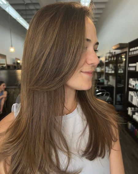 Smoky Brown with Feathered Ends