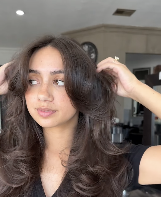 Soft Wavy Layers with an Off-Center Part