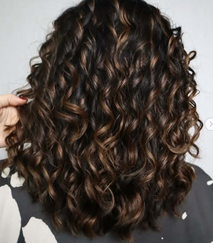Spiral Curls with Long Layers