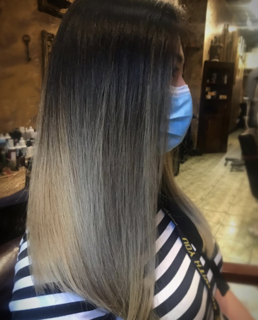 Straight Sleek and Layered Medium Cut