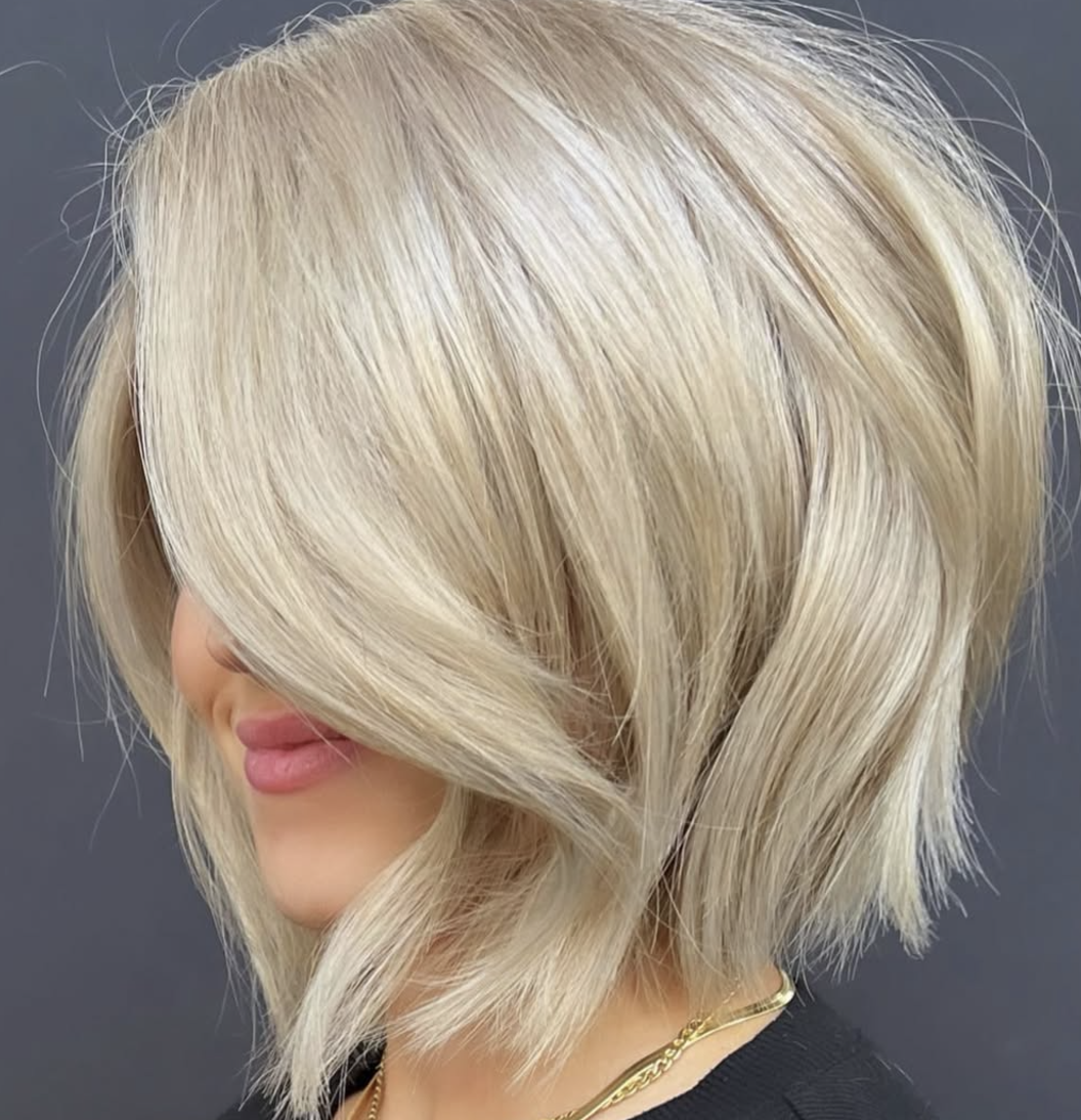 Symmetrical Bob with Medium-Length Layers