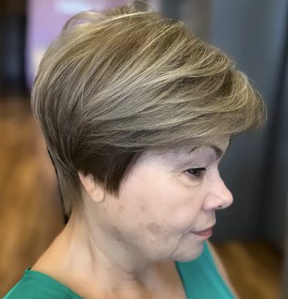 Wedge Cut with Textured Layers